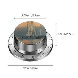 Sailboats With Sun Reflection Spin Timer