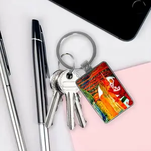 73 Fragment S Square Keychain