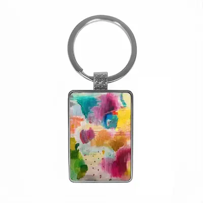 Summer #4 Square Keychain