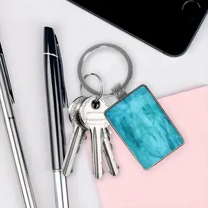 The Sea Square Keychain