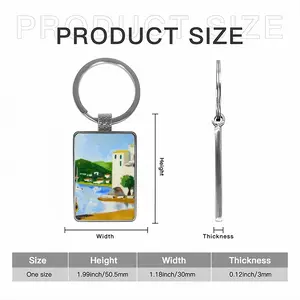 Cadaques (Spain) Square Keychain