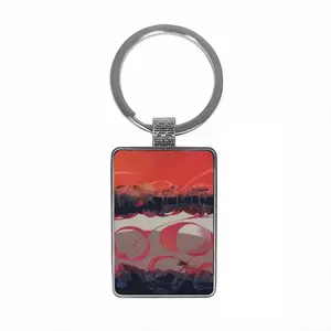 Islands (Linguistic) - The Run-Up Square Keychain