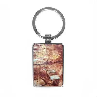 Firestorm Square Keychain