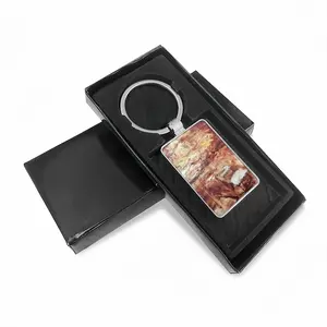 Firestorm Square Keychain