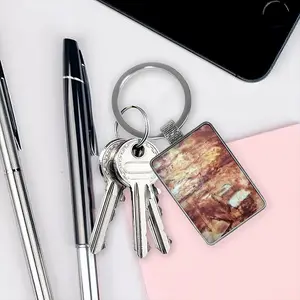 Firestorm Square Keychain