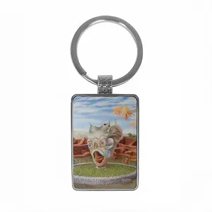 Object Of Adoration Square Keychain