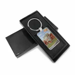 Object Of Adoration Square Keychain