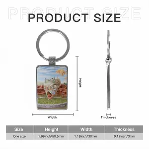 Object Of Adoration Square Keychain