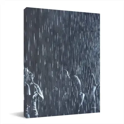 Lara In The Rain Canvas Decorative Painting (Multi-Size, Vertical)