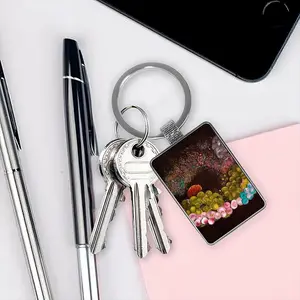 Look After Your Cells Square Keychain