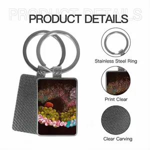 Look After Your Cells Square Keychain