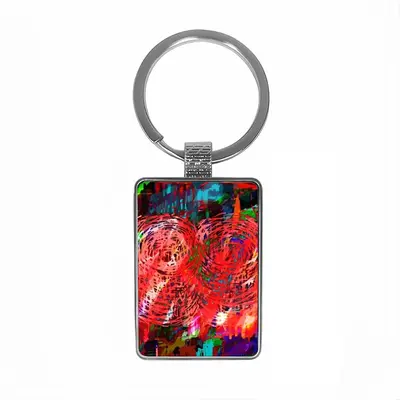 Whirlwind Square Keychain