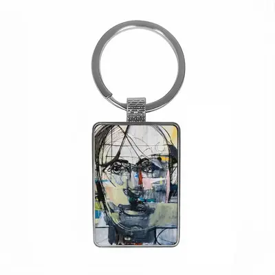 No 11 Square Keychain