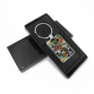 Postcard Square Keychain