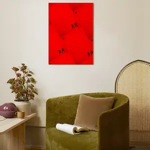 Deep Red (Decomposition) Canvas Decorative Painting (Multi-Size, Vertical)