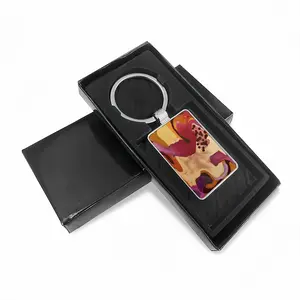 Entrantable Ii Square Keychain