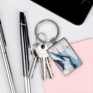 The Magician Ii Square Keychain