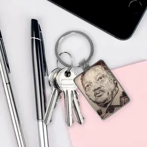 Reverend Jesse Jackson Square Keychain