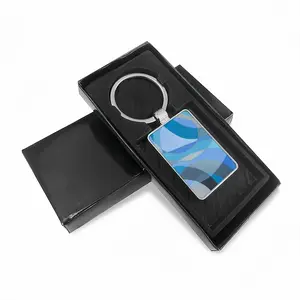 Swimming Pool Square Keychain