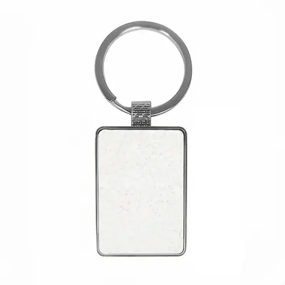 Bloomers White Square Keychain