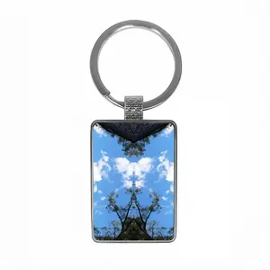 Holy Cloud Smokes Square Keychain