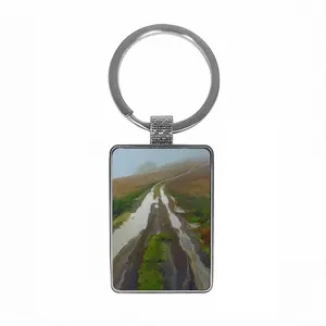 Mists Of Transcarpathia Square Keychain