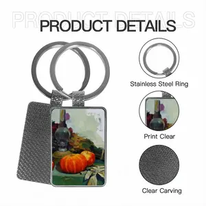 Autumn Still Life Square Keychain