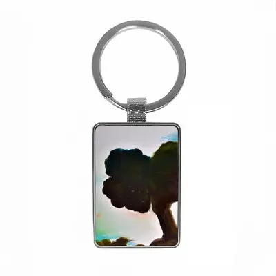 Philemon And Baucis Hug Square Keychain