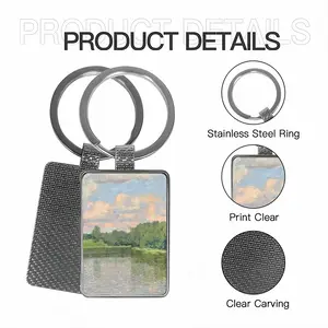 Hot Day Square Keychain