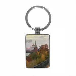 Autumn In The Kremlin Square Keychain