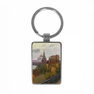 Autumn In The Kremlin Square Keychain