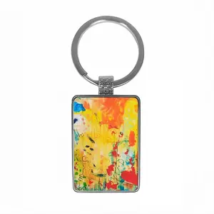 Answer The Door Square Keychain