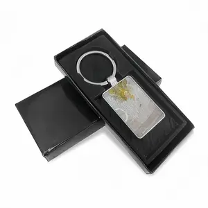 Rainy Day Square Keychain