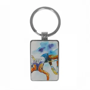 Olympus Is Rising Square Keychain