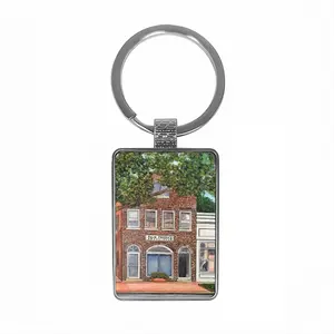 Palm Produce East Hampton Square Keychain