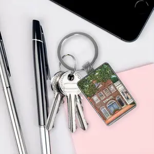 Palm Produce East Hampton Square Keychain