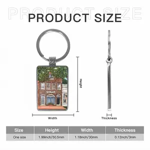 Palm Produce East Hampton Square Keychain