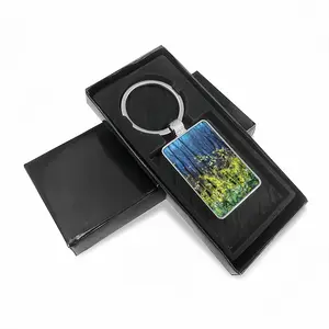 Morning Forest Square Keychain