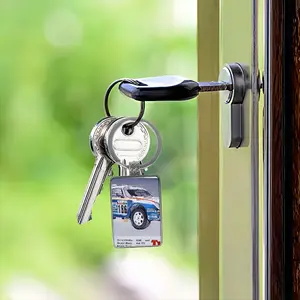 Porsche 959 Square Keychain