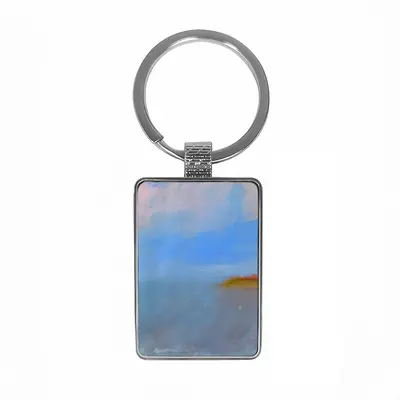 Abstraction Of The Sea Square Keychain