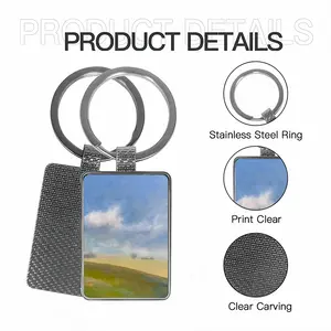 A Moment To Reflect Square Keychain