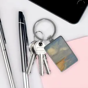 How The Clouds Are Balanced Square Keychain