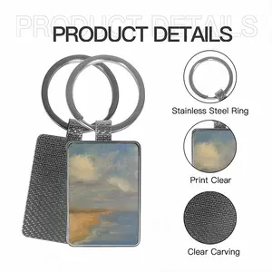 How The Clouds Are Balanced Square Keychain