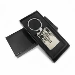 Street Kids Square Keychain