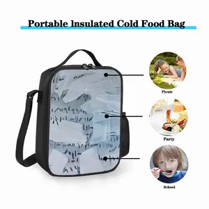 Watercolor - M - Shodo Square Thermal Insulation Meal Bag