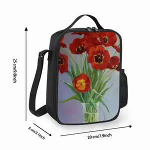 Tulips Square Thermal Insulation Meal Bag