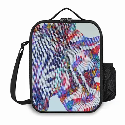 The Colorful Zebra Square Thermal Insulation Meal Bag