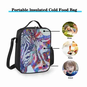 The Colorful Zebra Square Thermal Insulation Meal Bag