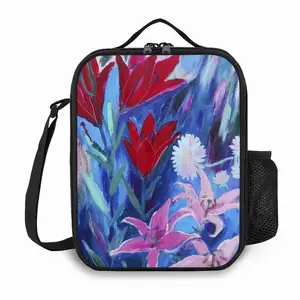 Lilies In The Evening Square Thermal Insulation Meal Bag