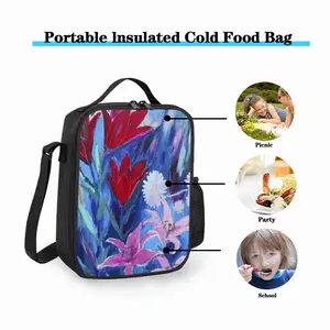 Lilies In The Evening Square Thermal Insulation Meal Bag